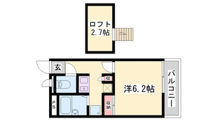 レオパレス西神の物件間取画像